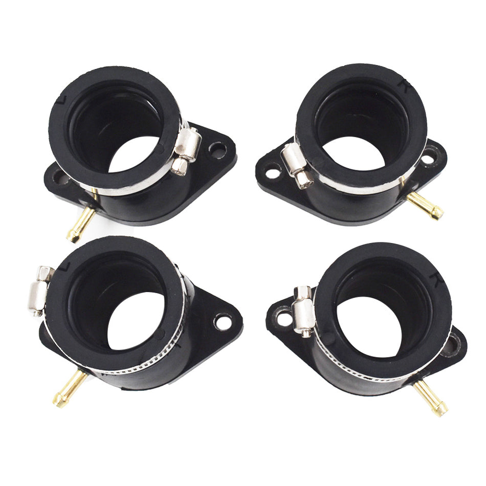 4×Carburetor Intake Manifold Boot Joint Carb Holder Fit For Yamaha XJ650 XJ750