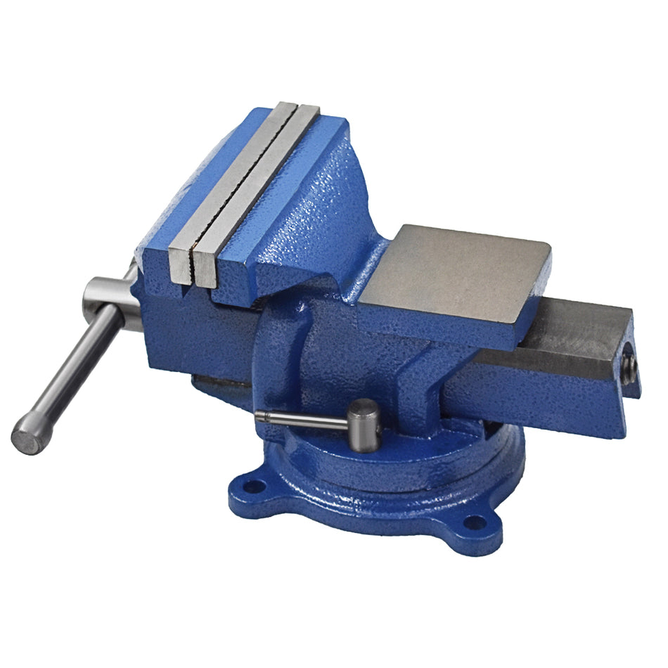 labwork 6in 360 Degree Rotating Cast Iron Bench Vise with Anvil Heavy Duty Locking Base