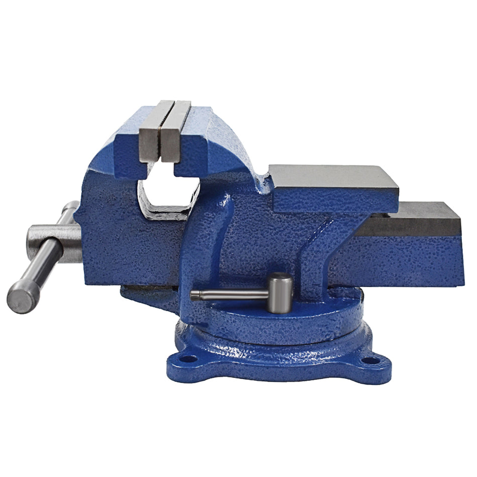 labwork 6in 360 Degree Rotating Cast Iron Bench Vise with Anvil Heavy Duty Locking Base