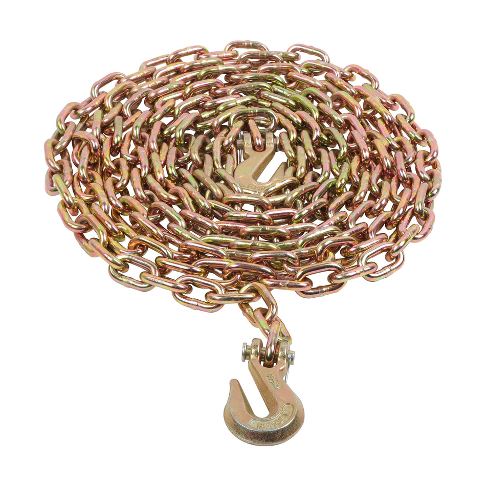 5/16 "X20 Transport Traction Chain with Grab Hook 4900 Lbs