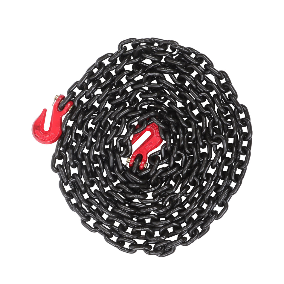Transport Bundle Chain Steel Black+Red 7100lbs G80 3/8in*20ft