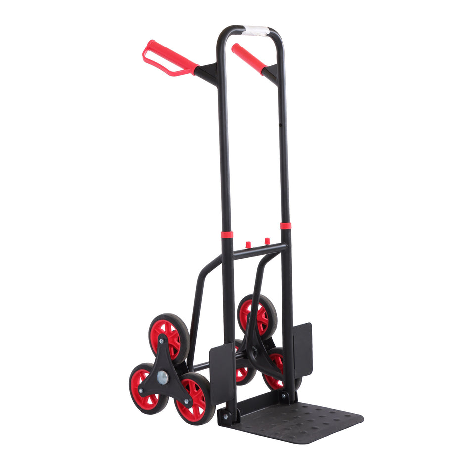 Stair Climbing Hand Truck 440lbs W/ 6 Wheels and Telescoping Handle