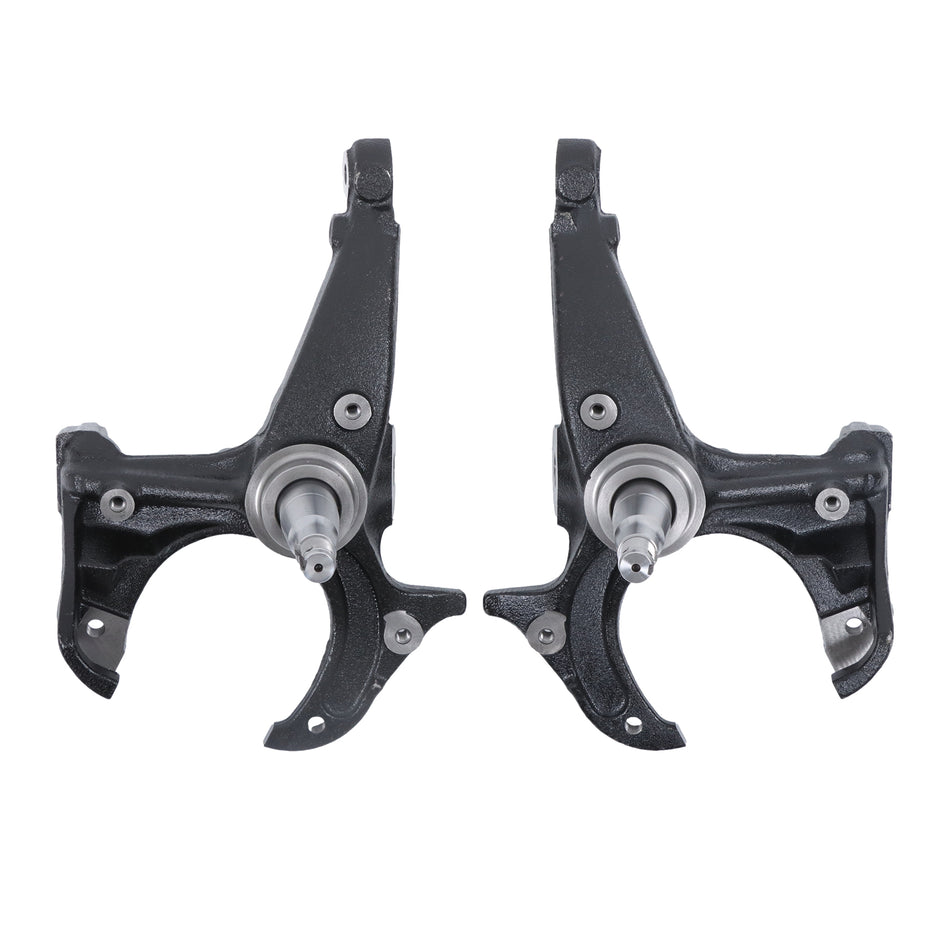 2Pcs Disc Brake Stock Spindles Steering Knuckles Replacement for El C-amino 1979-1987 Replacement for Malibu 1979-1987
