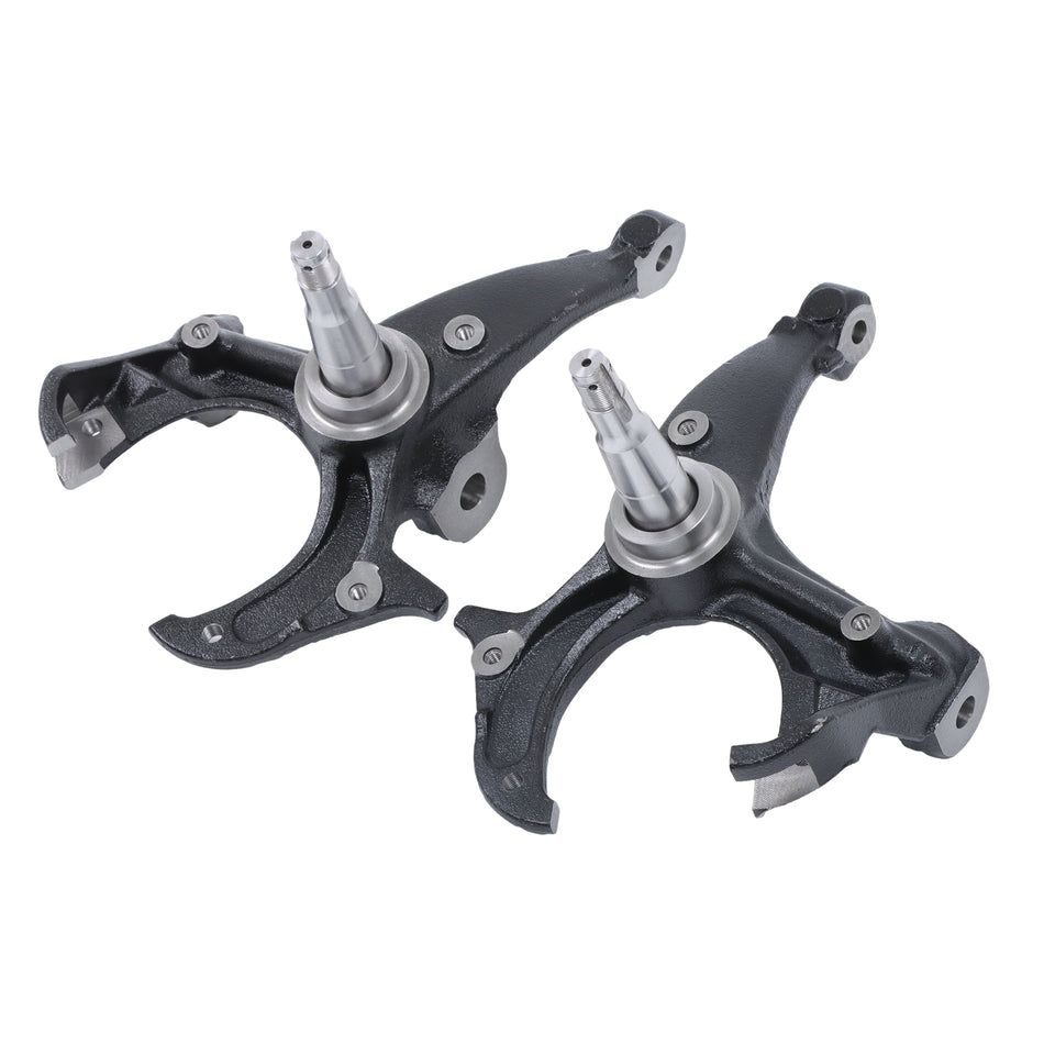 2Pcs Disc Brake Stock Spindles Steering Knuckles Replacement for El C-amino 1979-1987 Replacement for Malibu 1979-1987