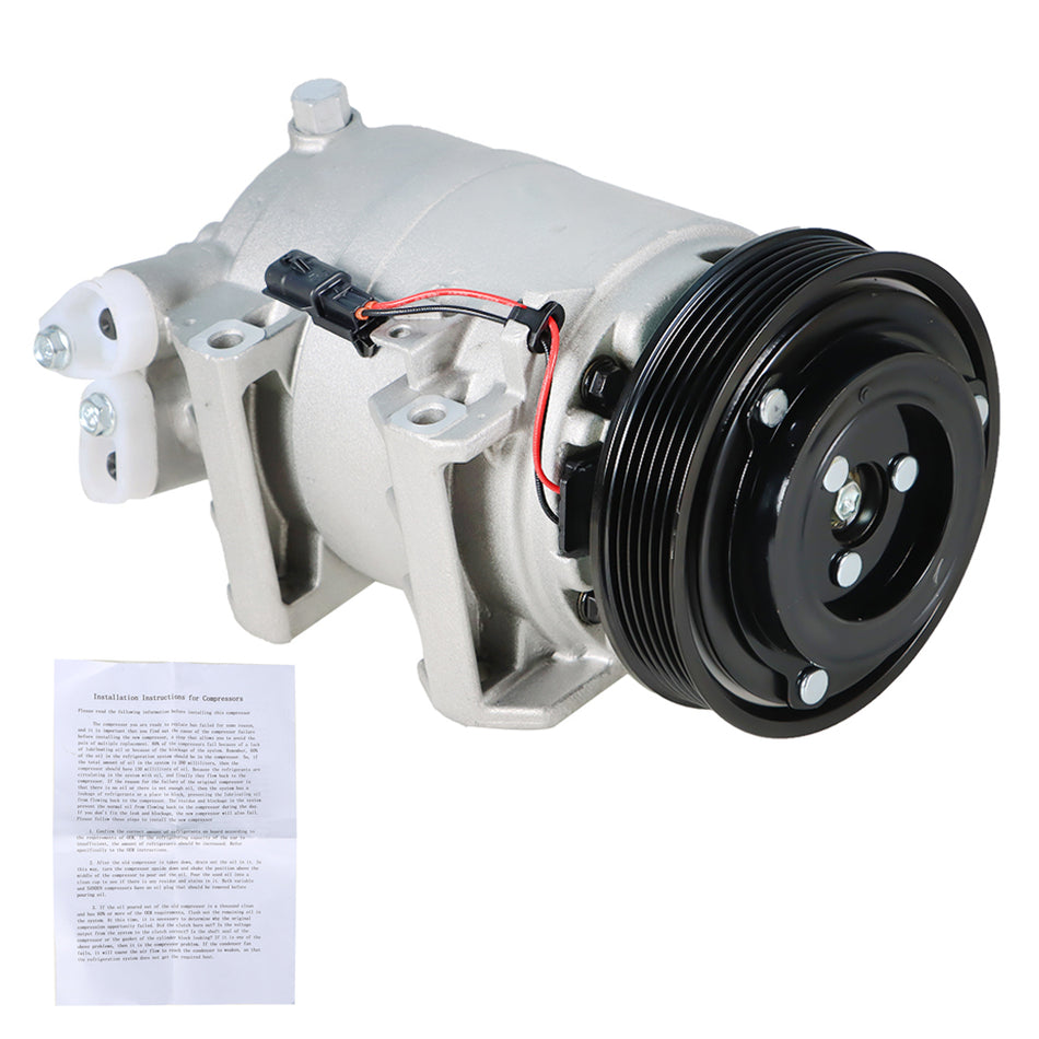 labwork AC Compressor Fit For Nissan Rogue 2.5L 2008 2009 2010 2011 2012 2013