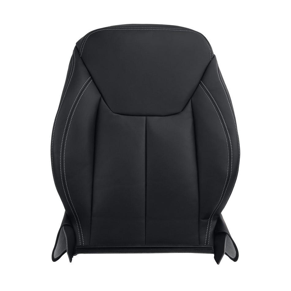 2Pcs Seat Covers Bottom and Top Cover Black Passenger Side Replacement for W-ran-gler Sport Utility 2013-2017