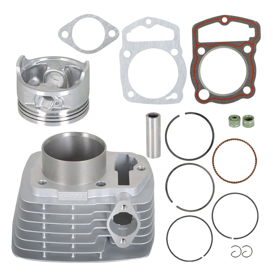 63.5mm Cylinder Piston Gasket Kit For Honda ATC200 XL200 200cc 1983-1985