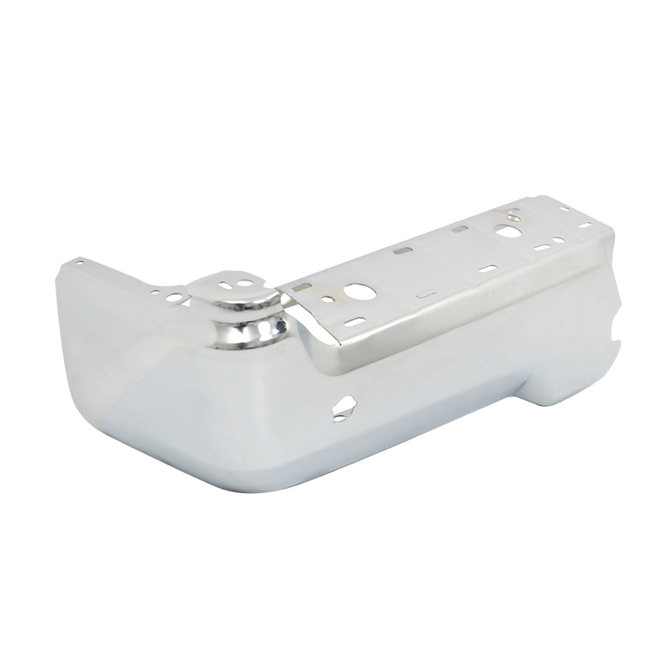 labwork Chrome Rear Driver Bumper End Replacement for F250 F350 2017-2022 LH with Parking Aid Sensor Holes