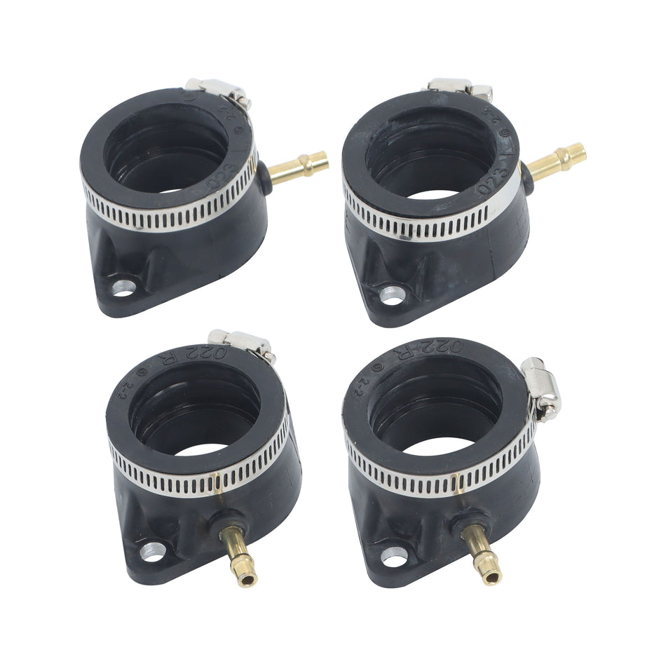 Carburetor Intake Manifold Rubber Boots for 73-80 Kawasaki z1 kz900 kz1000 Carb