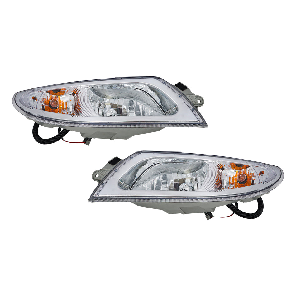 2Pcs Headlights Replacement for International Truck 4100 2002-2019