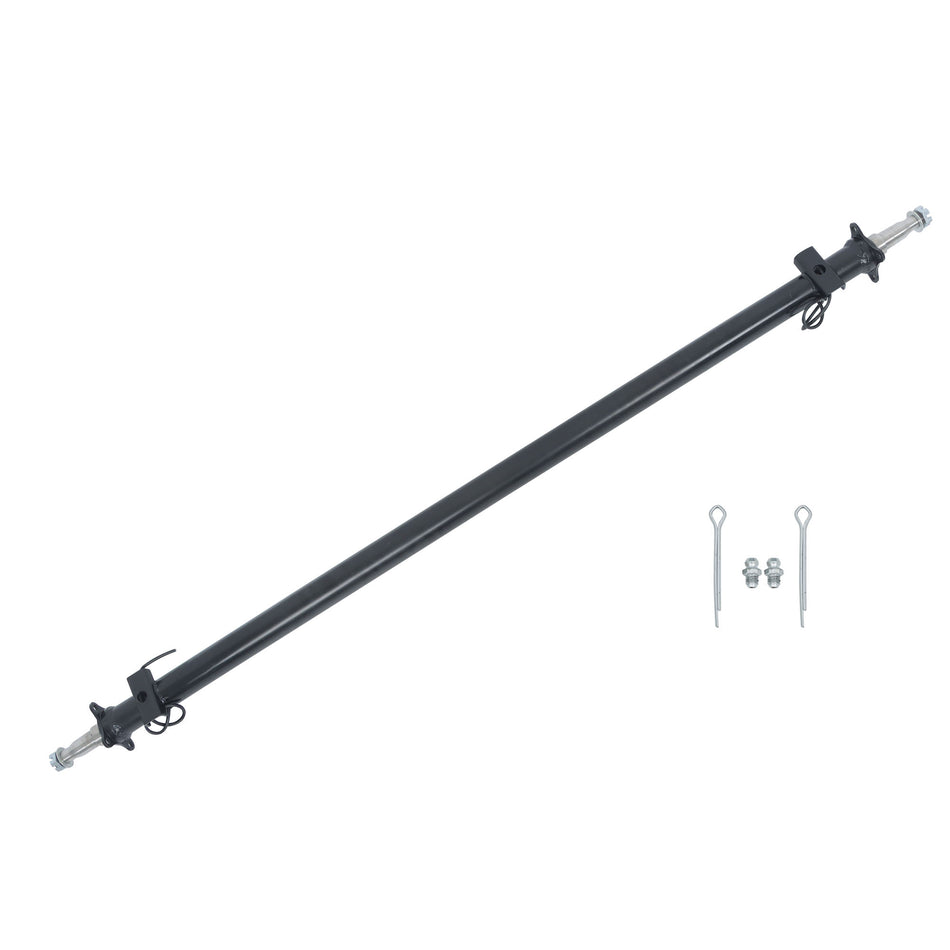 3500lbs Trailer Axle Only Beam with Idler 73 Hub Face 58 Spring Center Replacement for Trailers