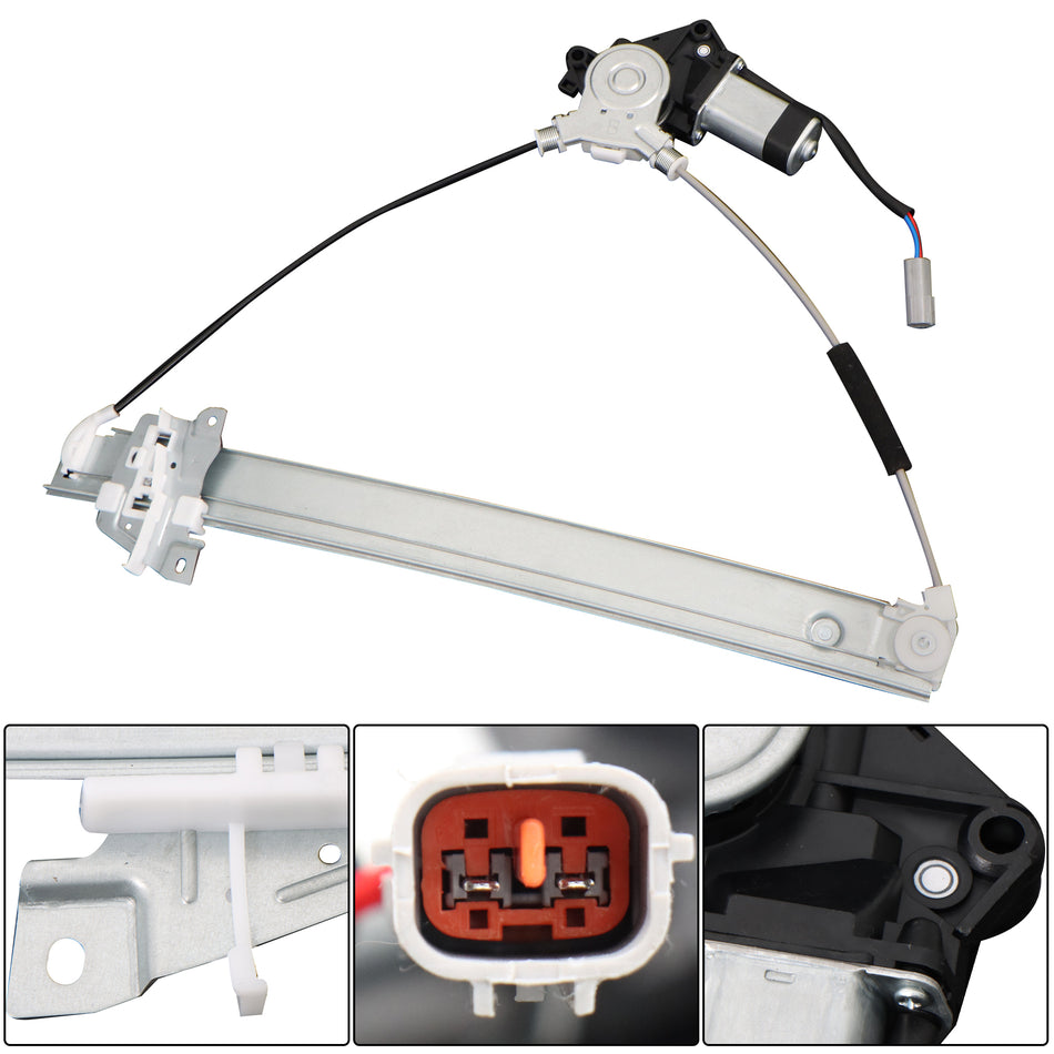 For Mercury Mariner Ford Escape Power Window Regulator Front Left w/ Motor 2Pins