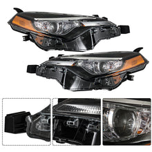 Load image into Gallery viewer, Pair Headlight For 2017 2018 2019 Toyota Corolla L Le Le Eco Left+Right Headlamp