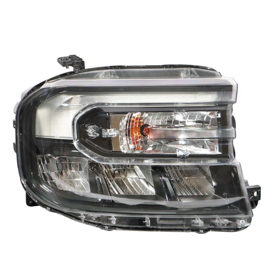 Right Passenger Side Headlight Assembly Housing Black with DRL Replacement for Maverick 2022 2023 2024 Headlamp Assembly RH Replacement for PZ6Z13008A