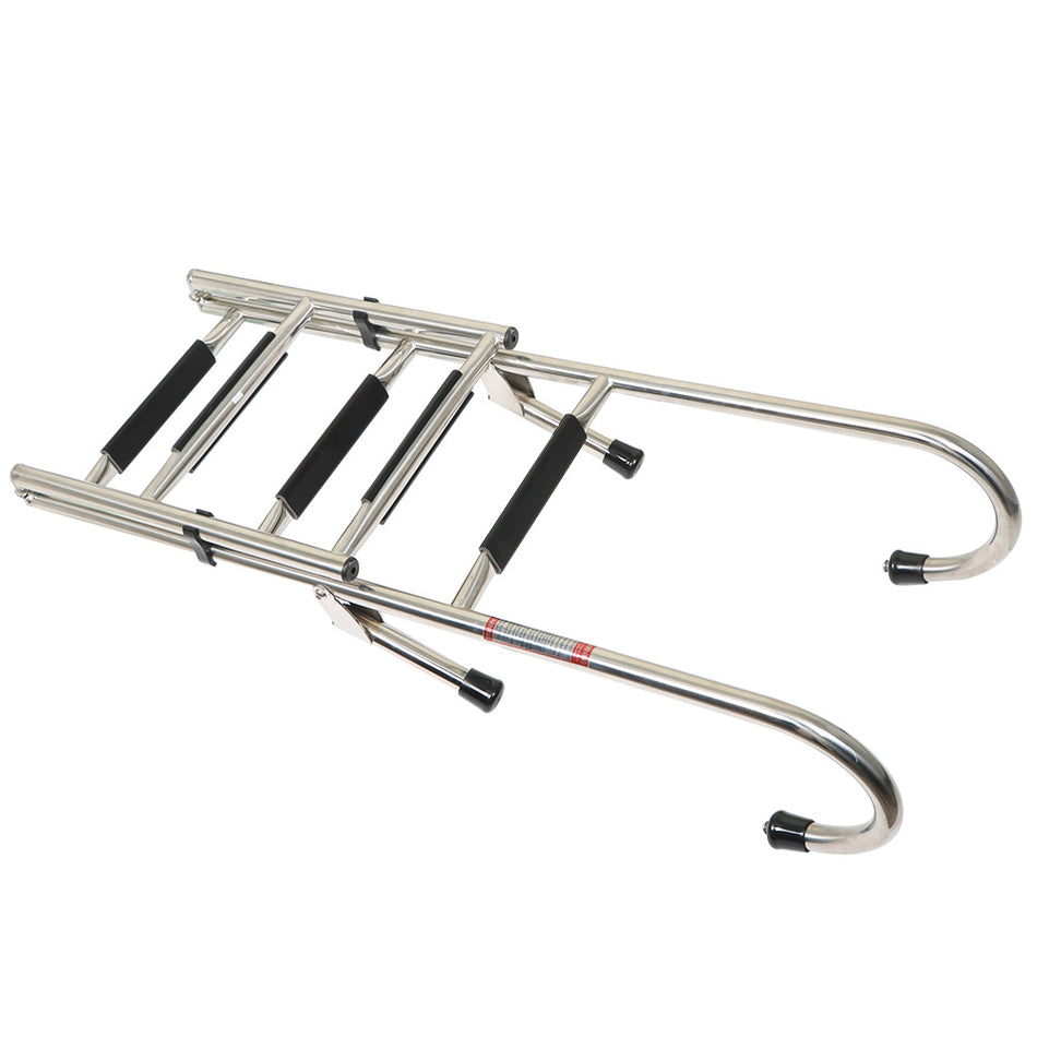 labwork 2 Step + 3 Step Stainless Steel Telescoping Ladder Replacement for Pool Boat Dock
