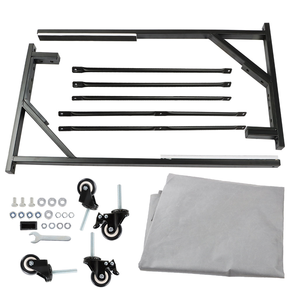 Labwork Hardtop Stand Trolley Cart Rack & Dust Cover for Mercedes-Benz SL500