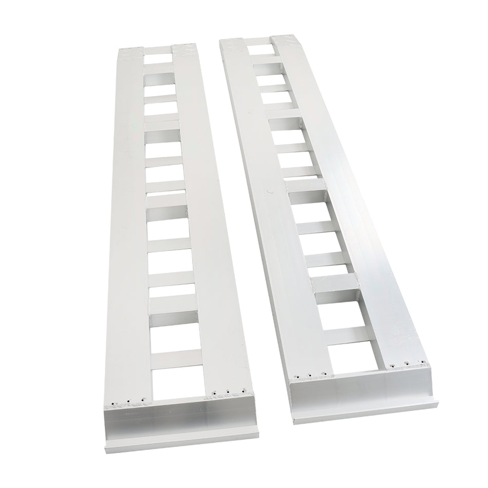 labwork 80 x 15 Inch Aluminum Trailer Ramps 6000LBS Total Capacity Hook Attaching End for Car Truck Tractor ATV UTV