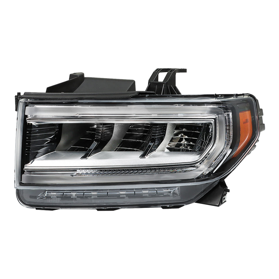 Headlight Assembly Replacement for Acadia AT4 2020-2023 Headlight Black Housing Left Side