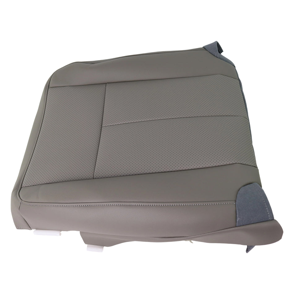 Seat Cover Driver Gray Leather Bottom Replacement for 2007-2014 Expedition Sport Utility 4-Door