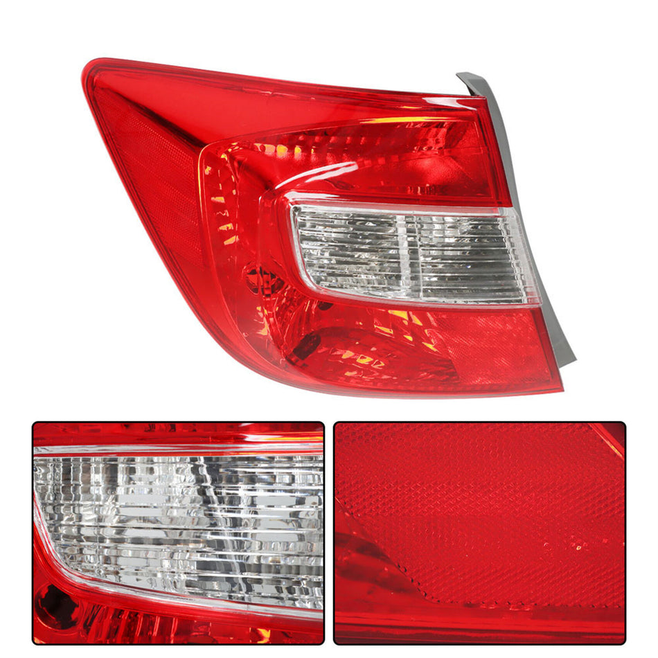 labwork Left Driver Side Tail Light Assembly Replacement for 2012 Honda Civic Sedan Rear Brake Lamp 33550-TR0-A01 HO2800180