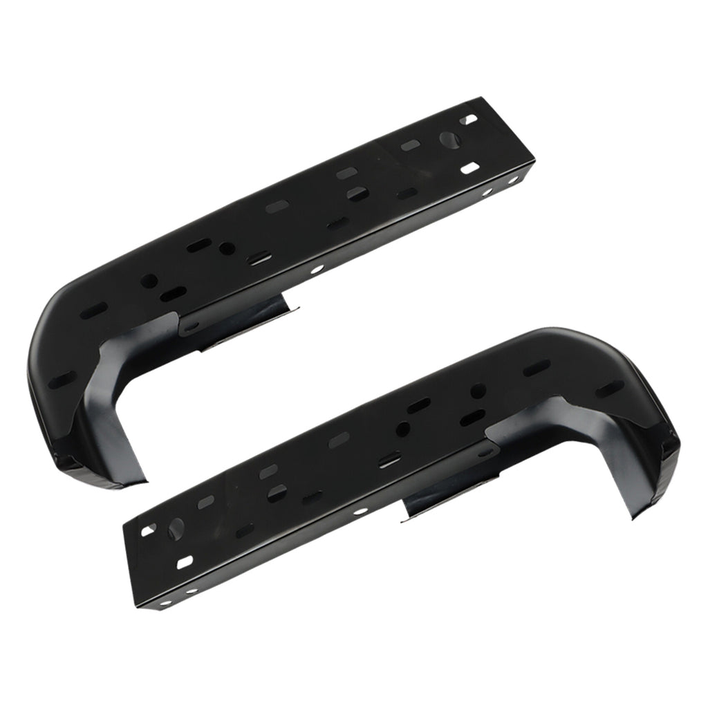 labwork Set of 2 Rear Step Bumper Face Bars without Parking Aid Sensor Holes Replacement for 2015-2020 F150 FO1102382