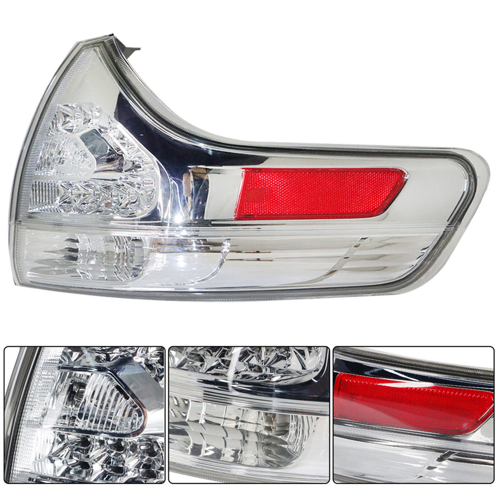 labwork Passenger Side Outer Tail Light Replacement for 2011-2020 Toyota Sienna Rear Tail Light Brake Lamp Assembly RH Right Side 8155008040 TO2805110