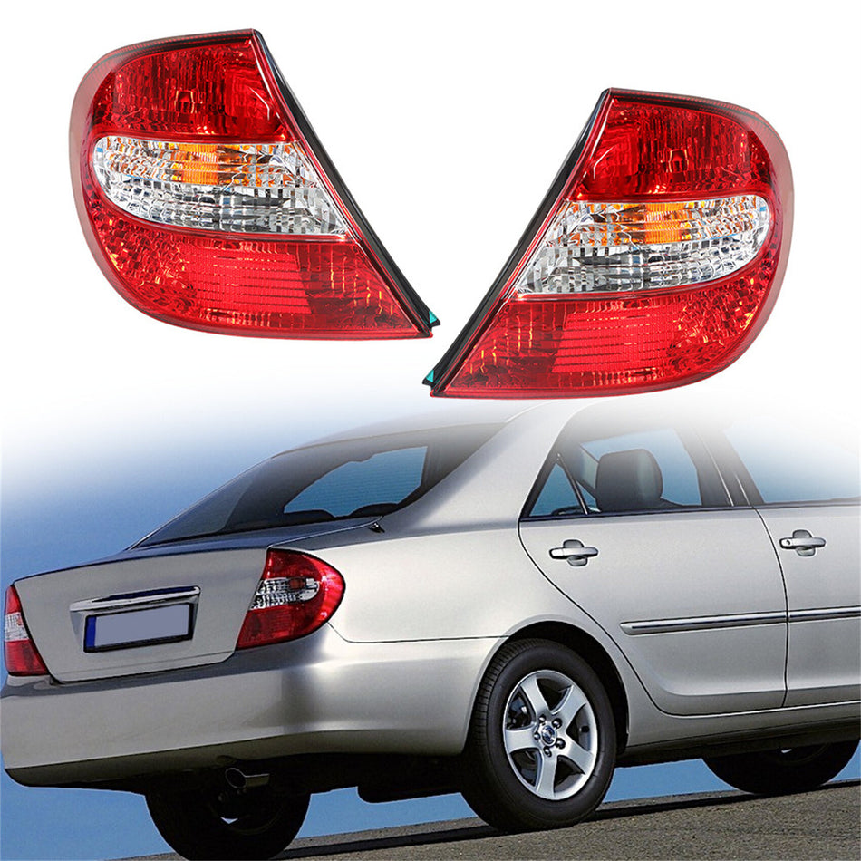 labwork Driver and Passenger Side Tail Lights Replacement for 2002-2004 Toyota Camry