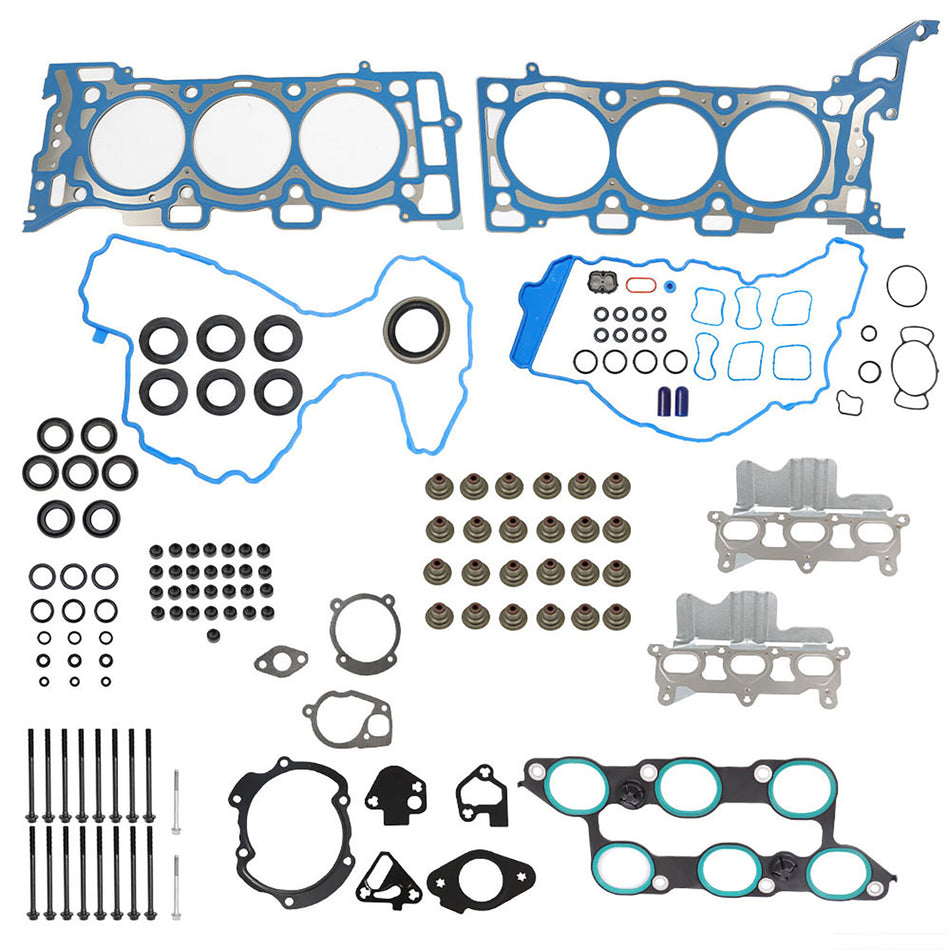 labwork Head Gasket Bolts Set HS26376PT-5 Replacement for Chevy Tranverse Buick Enclave GMC 09-16 3.6L ES72274