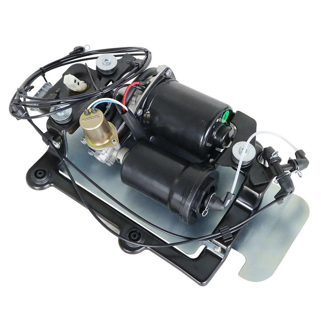 Air Suspension Compressor with Bracket Replacement for 2004-2009 Cadillac SRX 2005-2010 STS 15228009