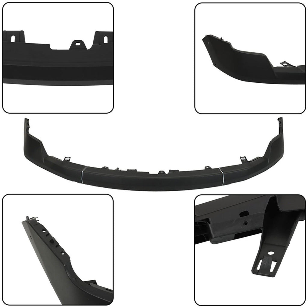 labwork Primed Front Upper Bumper Cover without Wheel Eyebrow Hole Replacement for 2009-2014 F-150 F150 Pickup FO1000645