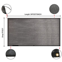 Load image into Gallery viewer, Awning Complete Kit Black Grid Uv Blocking RV Awning Sun Shade Screen Front Side 7FT x 19FT 3in Replacement for Travel Outdoor Camping