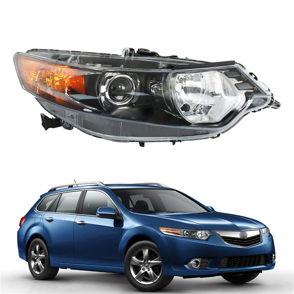 labwork Headlight Assembly Replacement for Acura TSX 2009-2014 Headlight with DRL Set Passenger Side