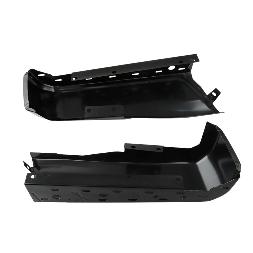 labwork Set of 2 Rear Step Bumper Face Bars without Parking Aid Sensor Holes Replacement for 2015-2020 F150 FO1102382