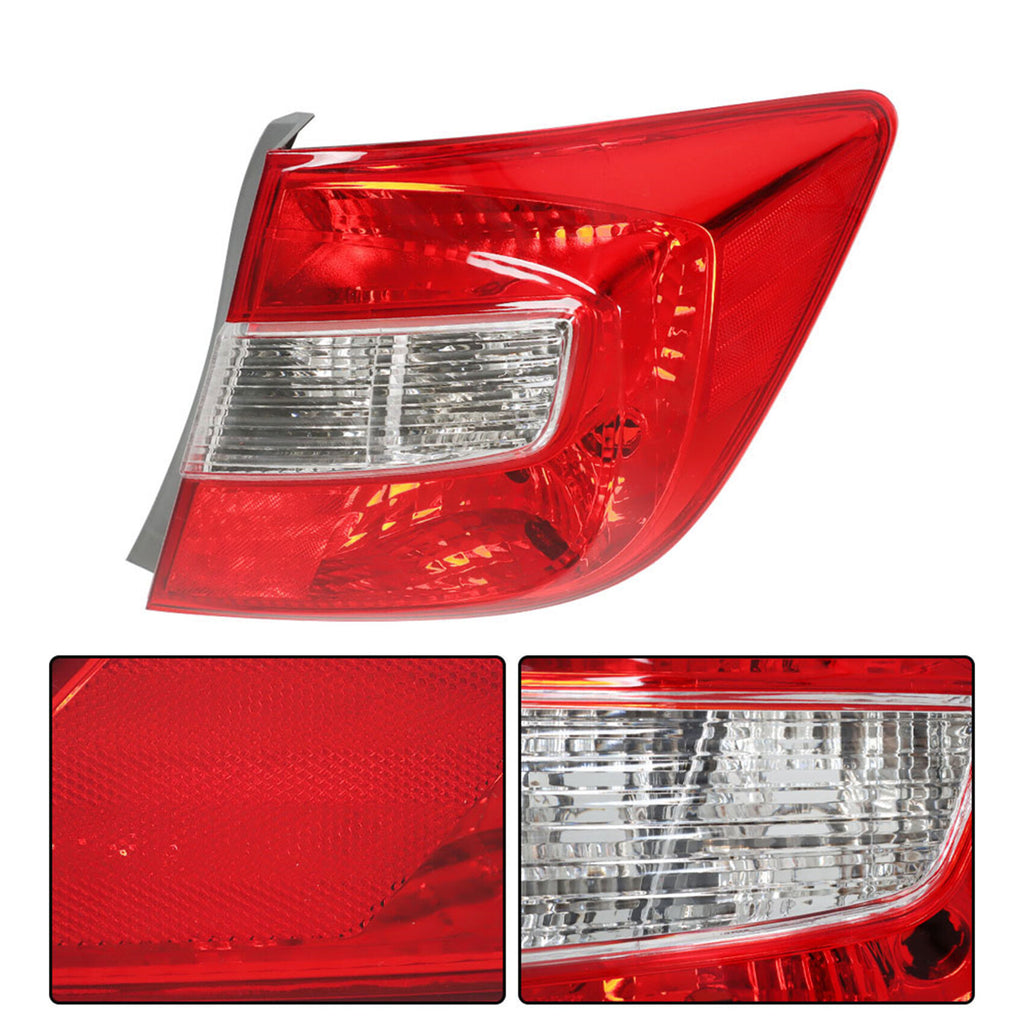 labwork Right Passenger Side Tail Light Assembly Replacement for 2012 Honda Civic Sedan Tail Light Rear Brake Lamp 33500-TR0-A01 HO2801180