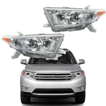 Load image into Gallery viewer, labwork Headlight Assembly Replacement for Toyota 2011 2012 2013 Highlander Headlights Halogen Set Driver ＆ Passenger Side