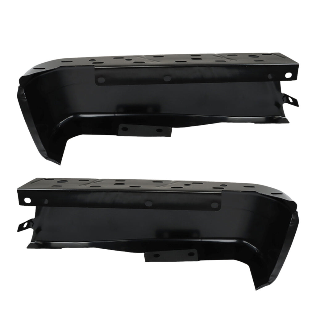 labwork Set of 2 Rear Step Bumper Face Bars without Parking Aid Sensor Holes Replacement for 2015-2020 F150 FO1102382