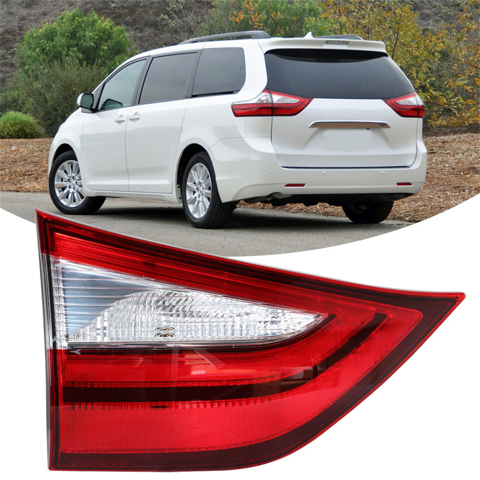 labwork Driver Side Inner Tail Light Replacement for 2015-2019 Toyota Sienna Rear Tail Light Brake Lamp Assembly LH Left Side 8159008030 TO2802117