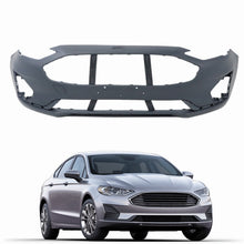 Load image into Gallery viewer, labwork Primed Front Bumper Cover with License Plate Hole Replacement for 2019-2020 Fusion