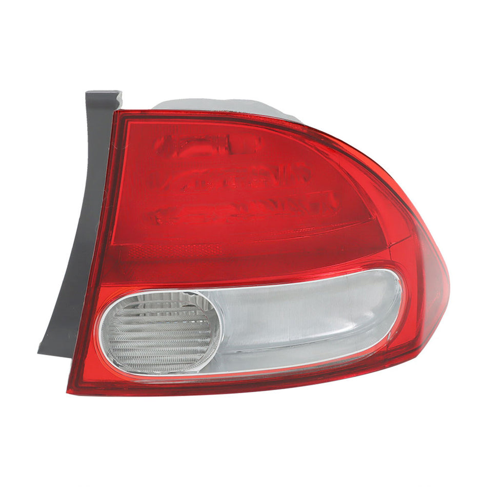 labwork Outer Passenger Side Tail Light Replacement for 2009-2011 Honda Civic Sedan Hybrid Halogen