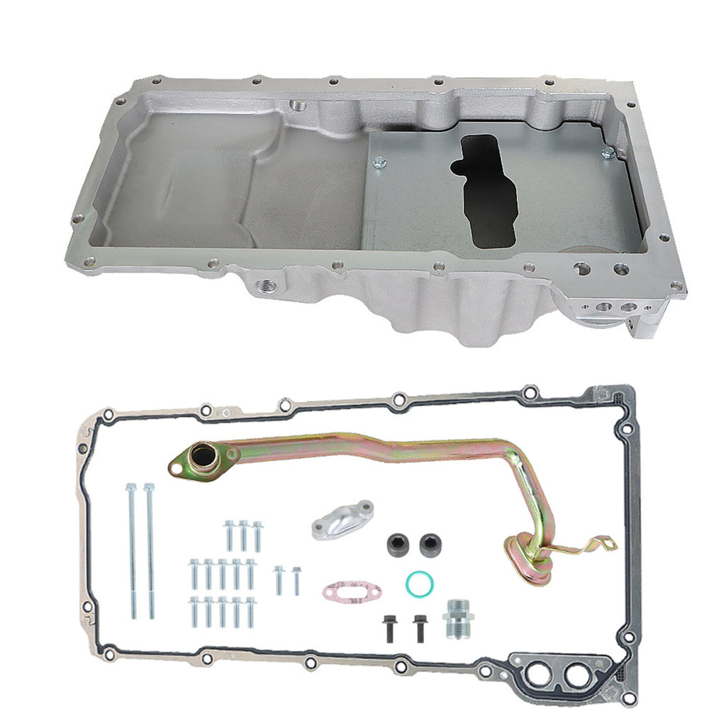 labwork Aluminum Rear Oil Pan Kit 302-3 Replacement for Camaro Firebird GM F-body G-body A-body LSX LS1 LS2