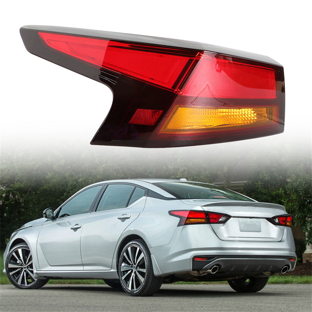 labwork Driver Side Outer Tail Light Replacement for 2019 2020 Nissan Altima Rear Tail Light Brake Lamp Assembly LH Left Side 26555-6CA1A NI2804118