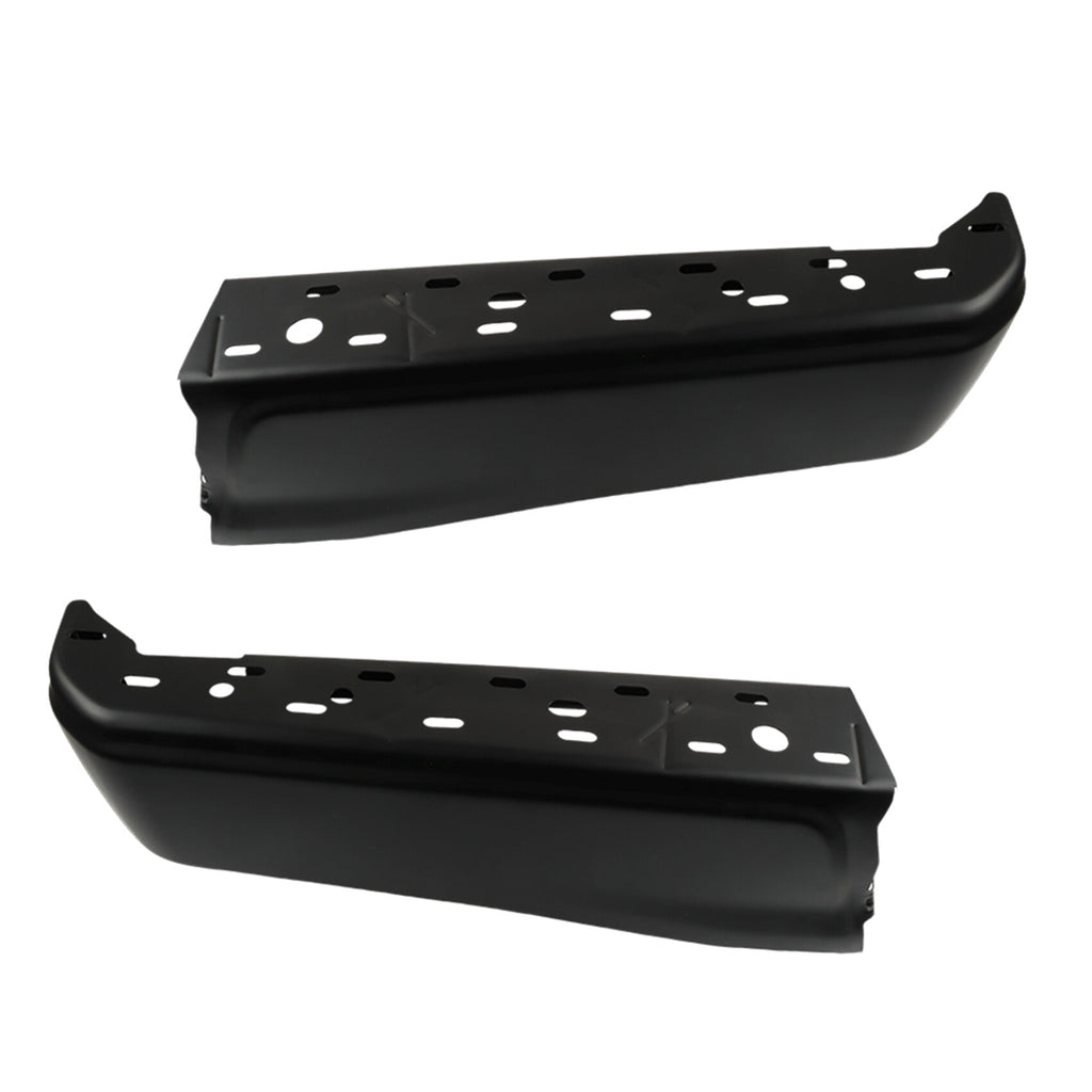 labwork Set of 2 Rear Step Bumper Face Bars without Parking Aid Sensor Holes Replacement for 2015-2020 F150 FO1102382