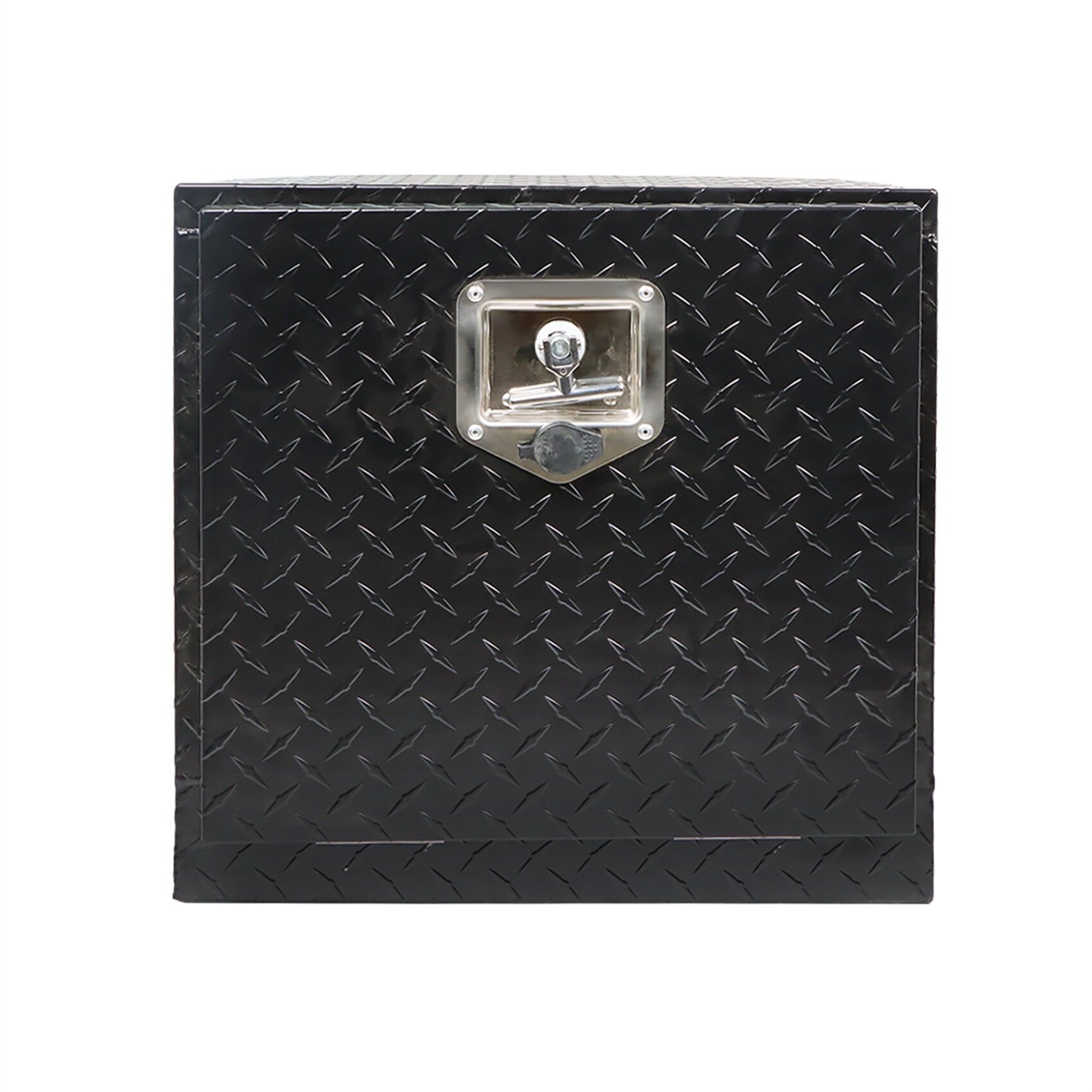labwork 18 Inch Black Aluminum Diamond Plate Tool Box Organizer With ...