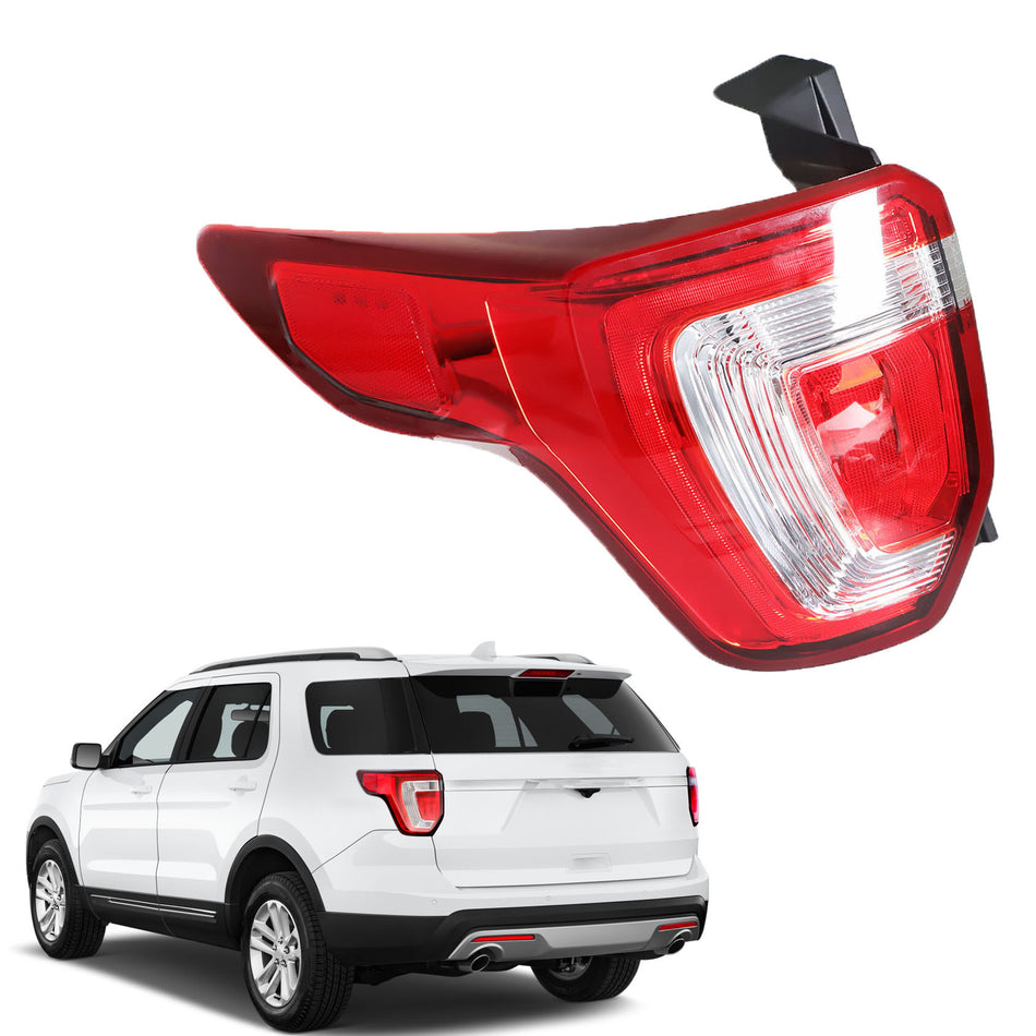 labwork Left Driver Side Tail Light Replacement for 2016-2019 Ford Explorer Assembly Brake Tail Light Rear Lamp FO2800251 FB5Z 13405 A