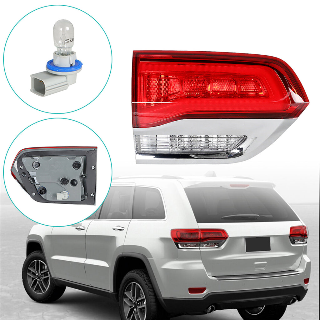 labwork Inner Driver Side Tail Light Replacement for 2014-2021 Grand Cherokee Laredo/Limited/Overland/Summit Rear Tail Light Brake Lamp Assembly LH Left Side