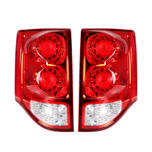 Load image into Gallery viewer, labwork 1 Pair Driver &amp; Passenger Side Tail Lights Replacement for 2011-2020 Grand Caravan LED Chrome Red Tail Lamps w/Turn Signal 5182535AD 5182534AD