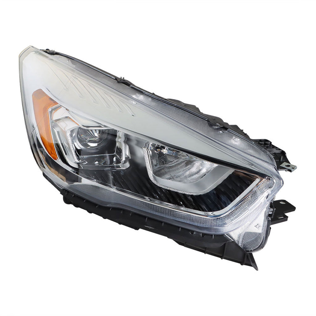 labwork Headlight Assembly Replacement for 2017-2019 Ford Escape with LED DRL Chrome Halogen Right Passenger FO2503351