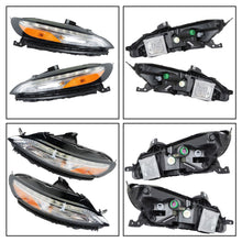 Load image into Gallery viewer, Labwork Headlight For 2014-2018 Jeep Cherokee Halogen w/ LED DRL/Ballast RH+LH