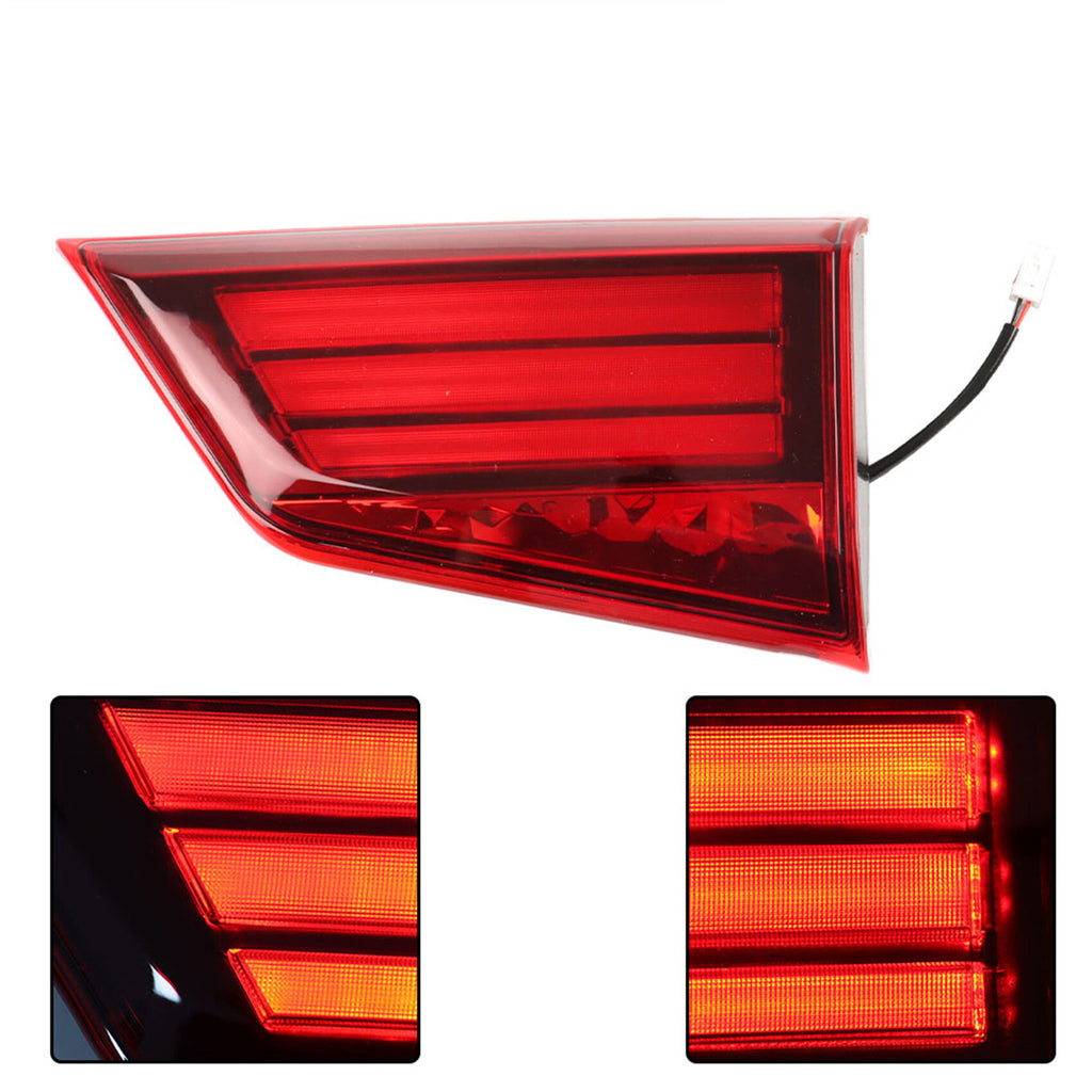 labwork Passenger Side Inner LED Tail Light Replacement for Mitsubishi Outlander 2016-2020 Rear Tail Light Brake Lamp Assembly RH Right Side 8331A186