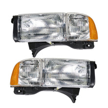 Load image into Gallery viewer, labwork Headlight Assembly Replacement for Dodge Ram 1500 2500 3500 1994-2002 Headlights Set Driver ＆ Passenger Side